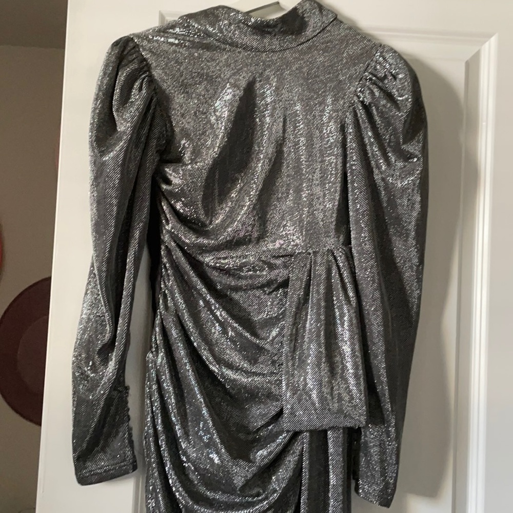 Silver dress size 4 ASOS